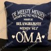 Kussen noemen mij oma