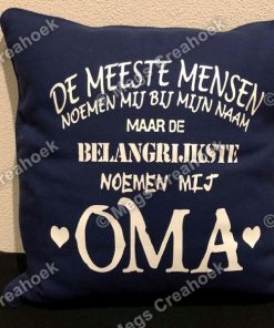 Kussen noemen mij oma