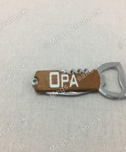 Houten opener bedrukt